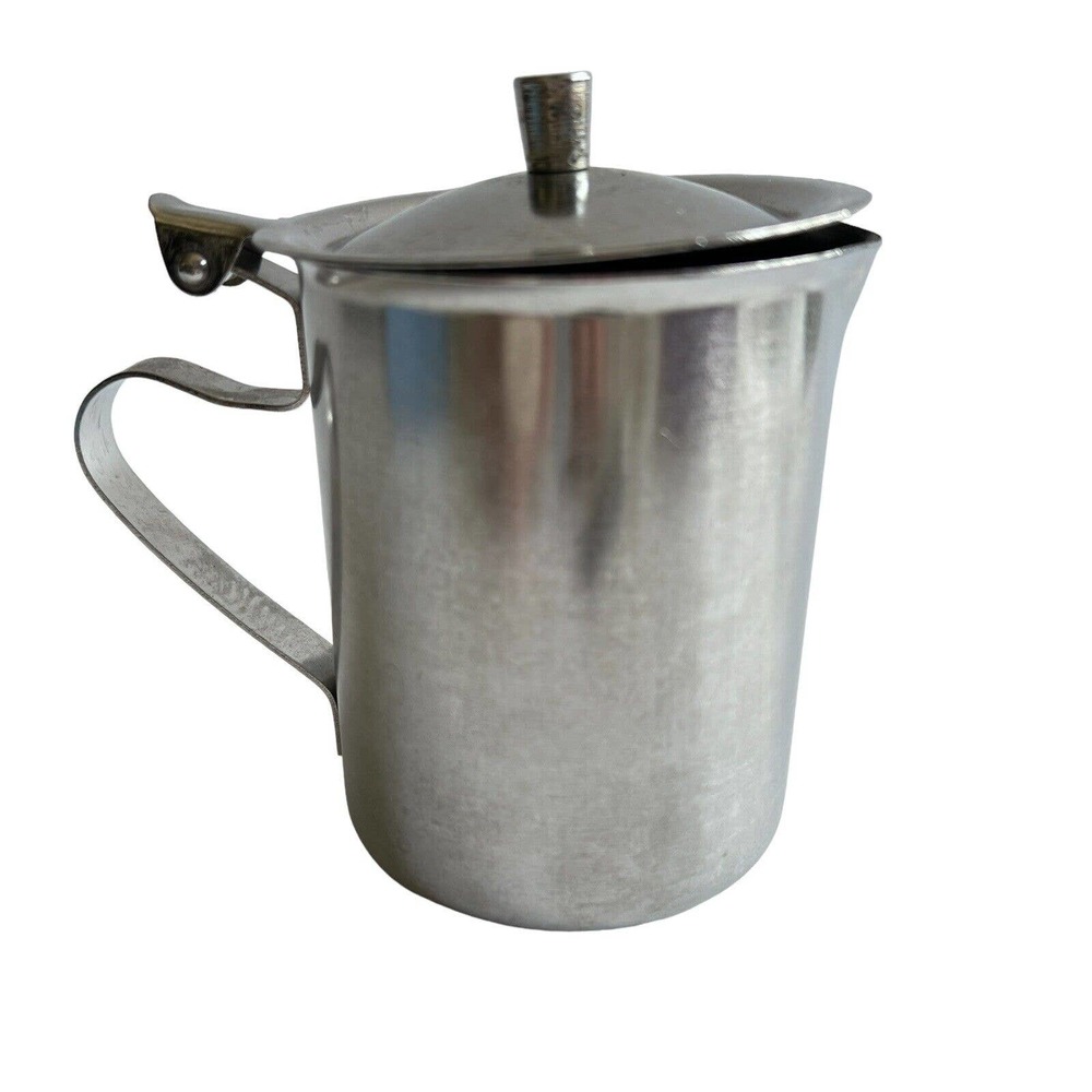 Vollrath Creamer Server with Lid 46210 Stainless Steel 10 oz Restaurant Wares